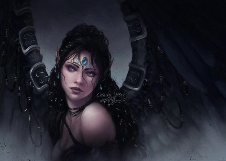 Dark Angel Portrait